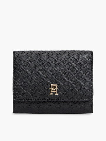 Tommy Hilfiger Carteira Debossed Trifold Black