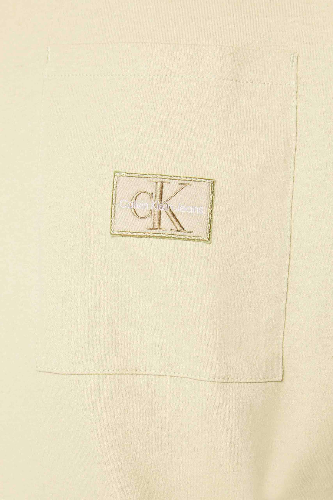 Calvin Klein T-Shirt Com Bolso Bordado