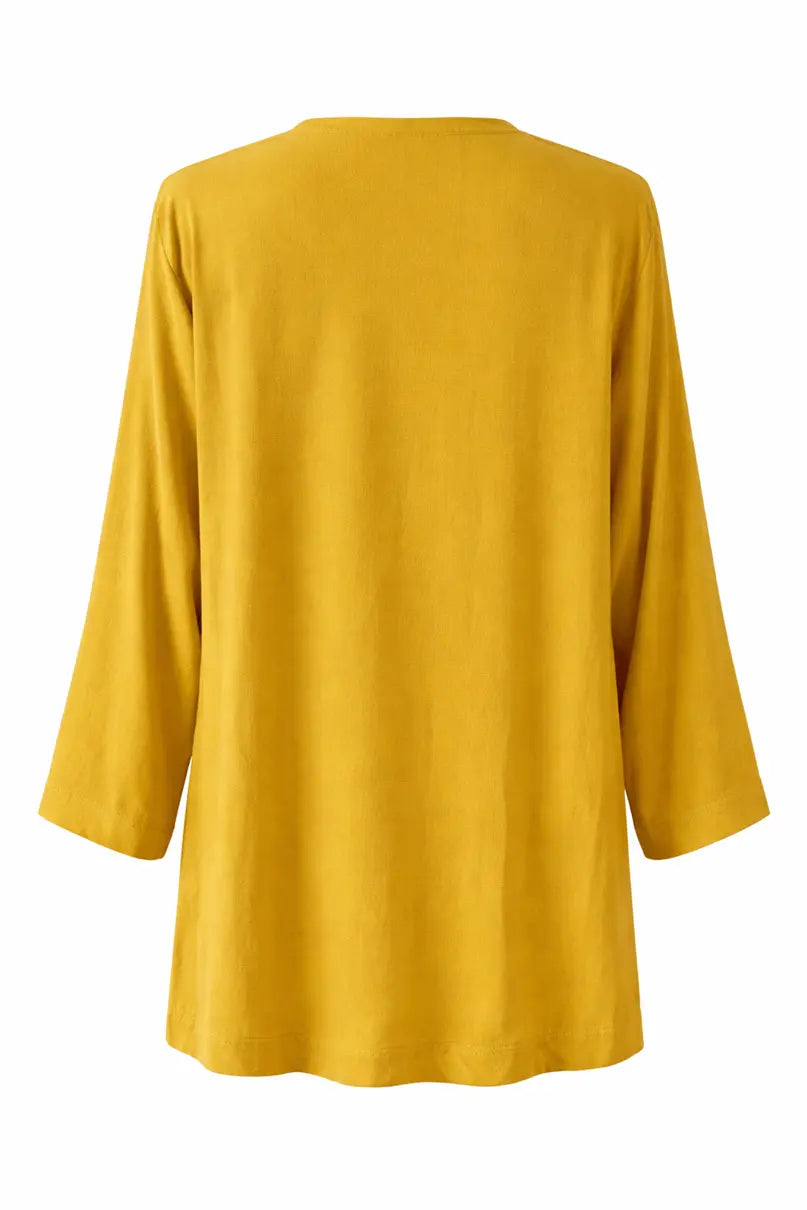 Kimono tie-dye de linho Verde lima