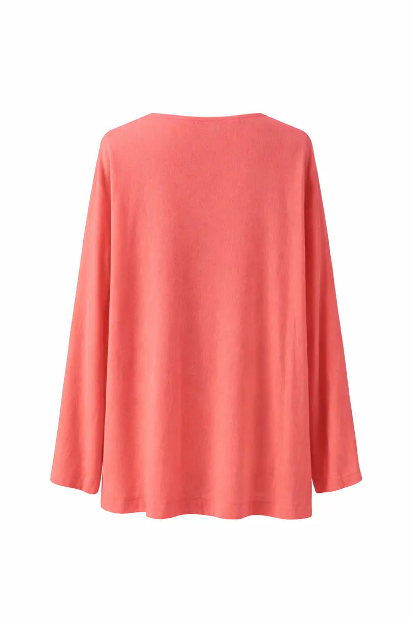 Kimono tie-dye de linho Rosa