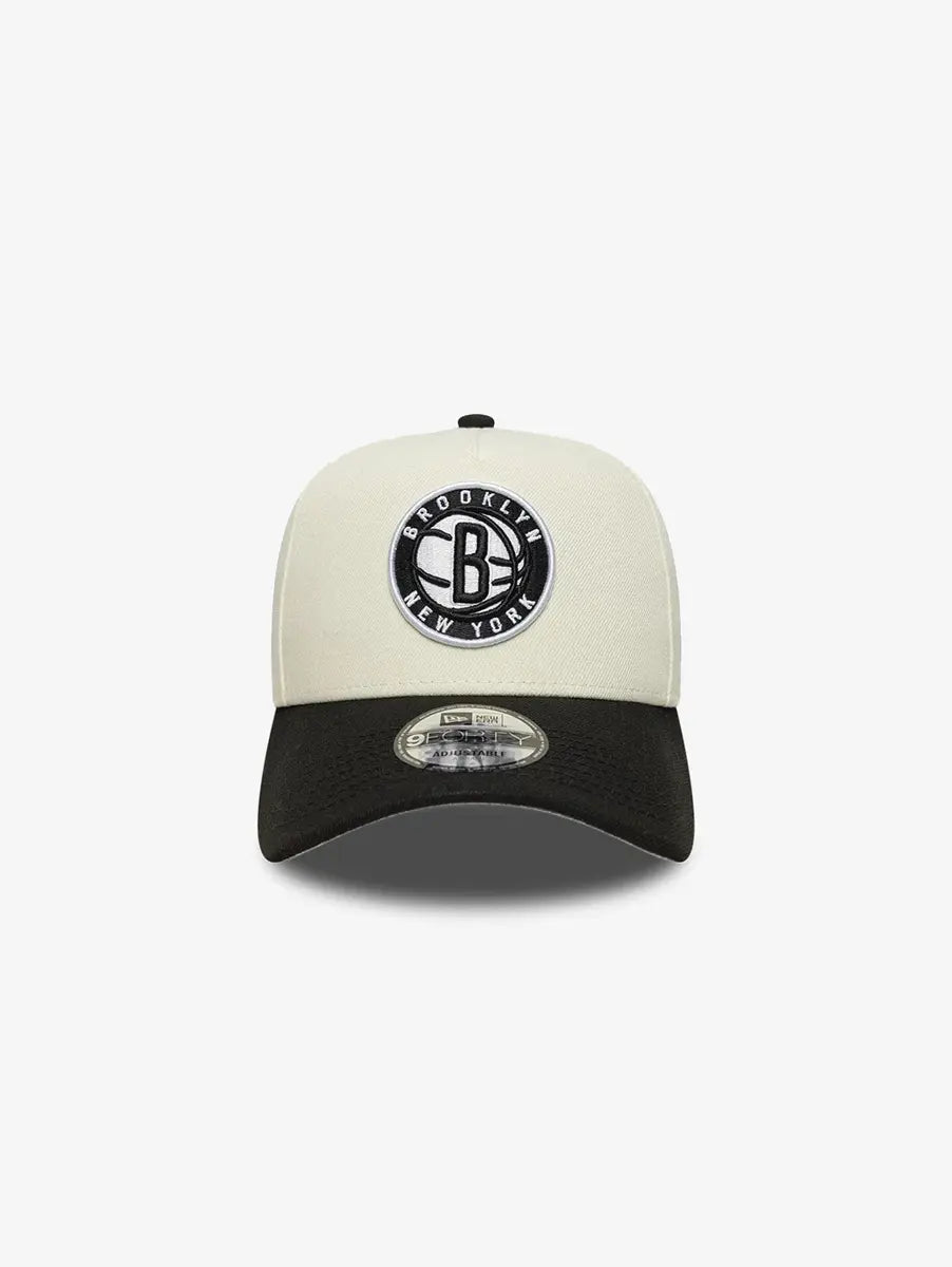 New Era Chapéu Brooklyn Nets NBA Cream