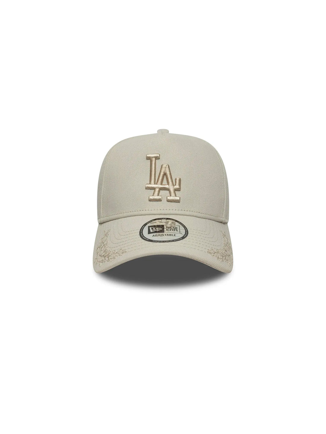 New Era Chapéu LA Dodgers MLB Tonal Icon Cream