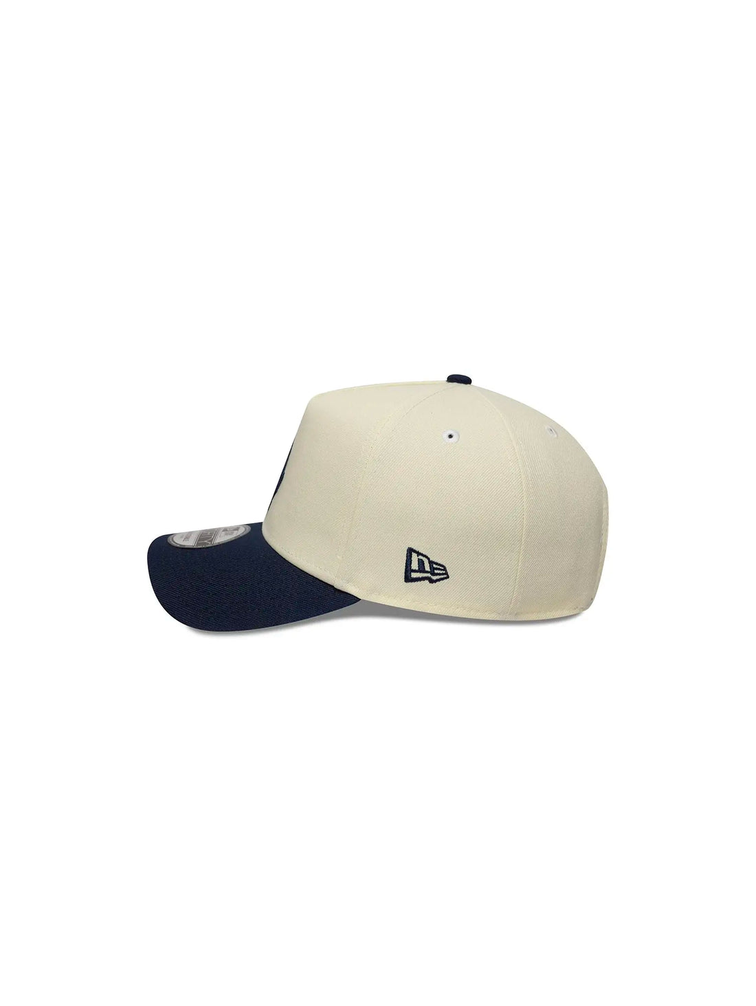New Era Chapéu LA Dodgers MLB Chrome Blue Contrast Cream