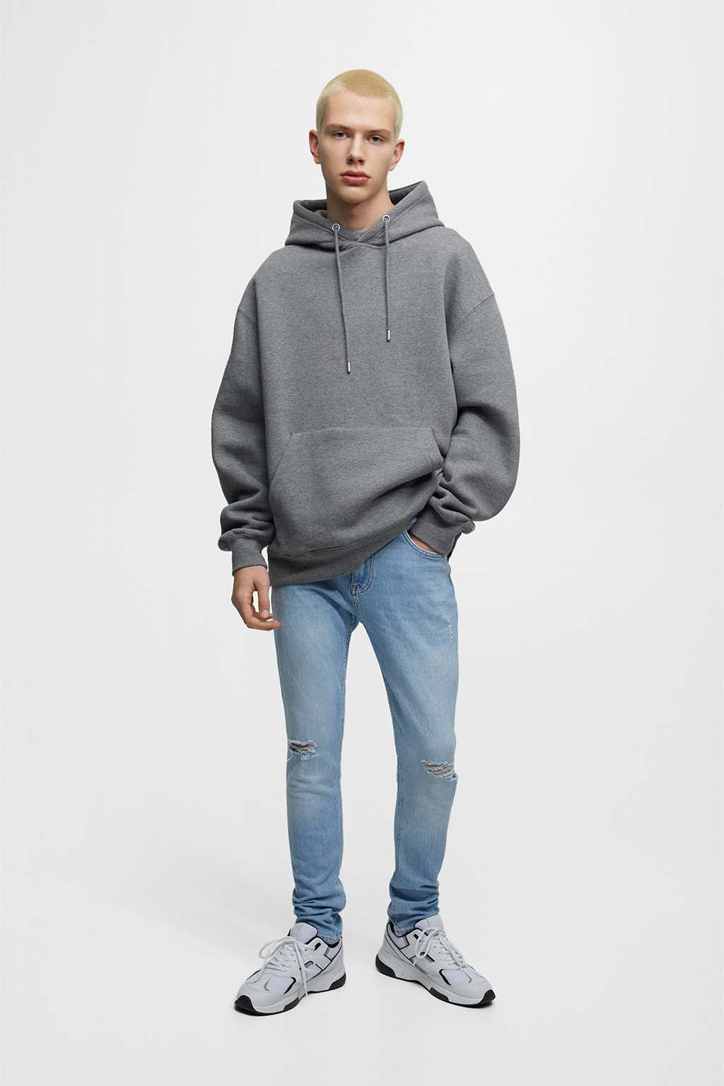 Pull&Bear Calças Jeans Rotos Skinny Fit