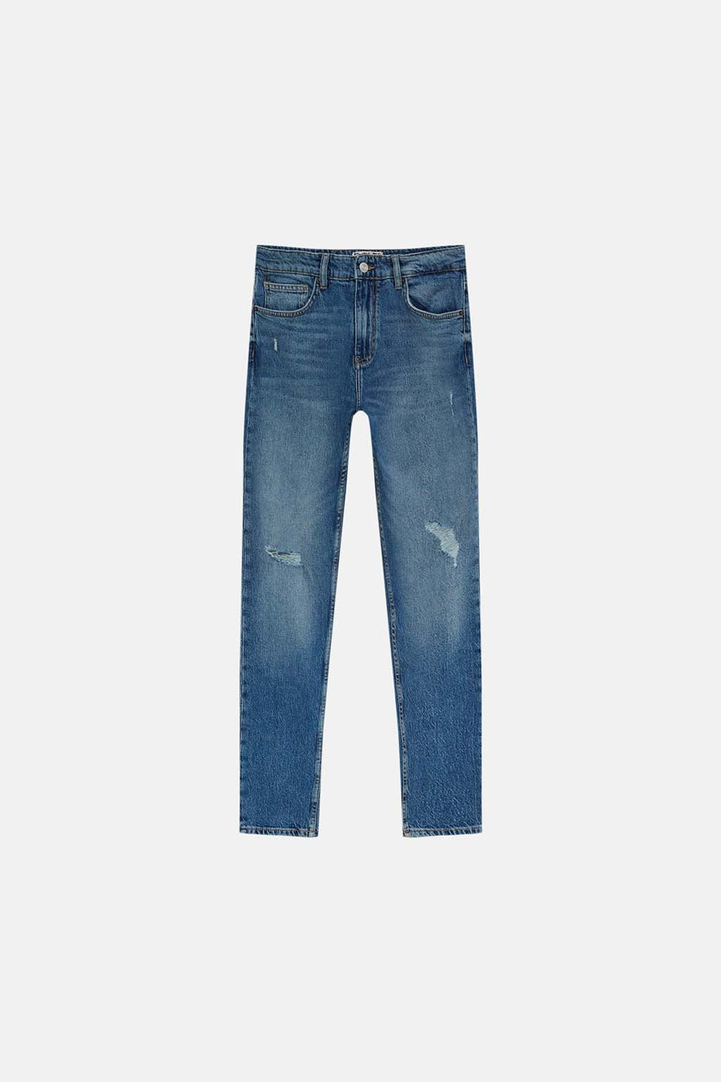 Pull&amp;Bear Calças Jeans Rotos Skinny Fit