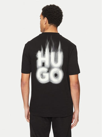 HUGO T-shirt Fumo Preta