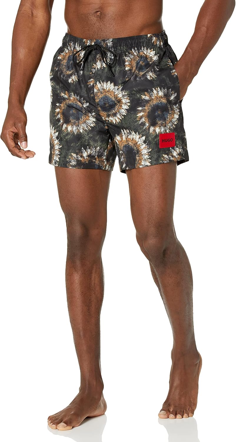 HUGO Calções de Banho Girasol Verde Escuro