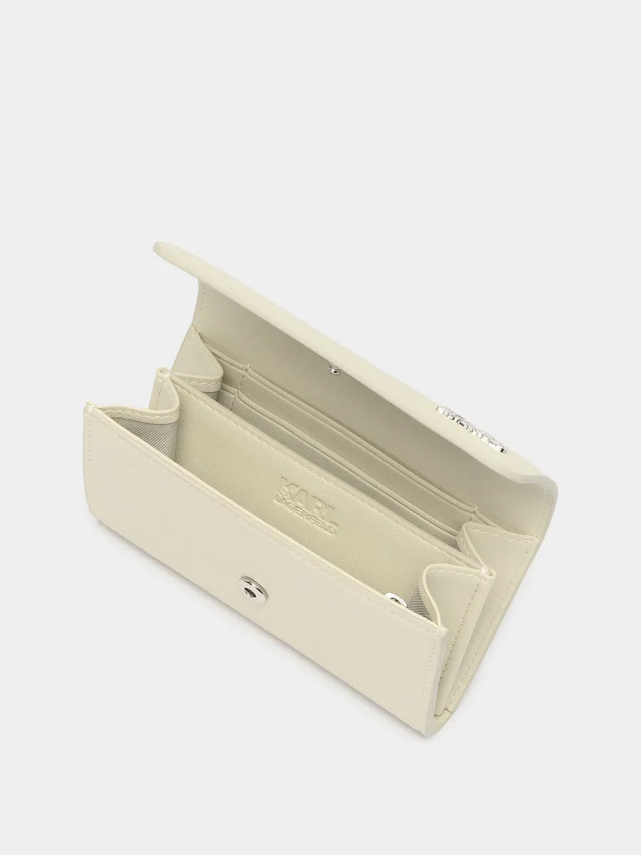 Karl Lagerfeld Carteira Branco Cru