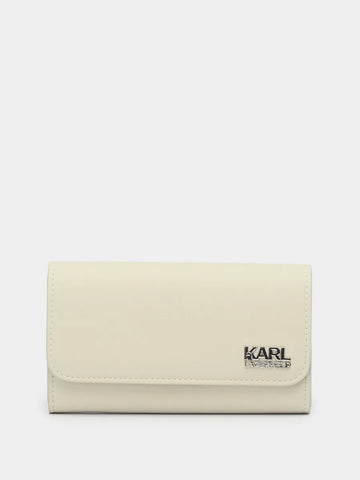 Karl Lagerfeld Carteira Branco Cru