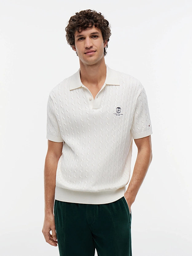 Tommy Hilfiger Polo Regular Em Algodão Biológico