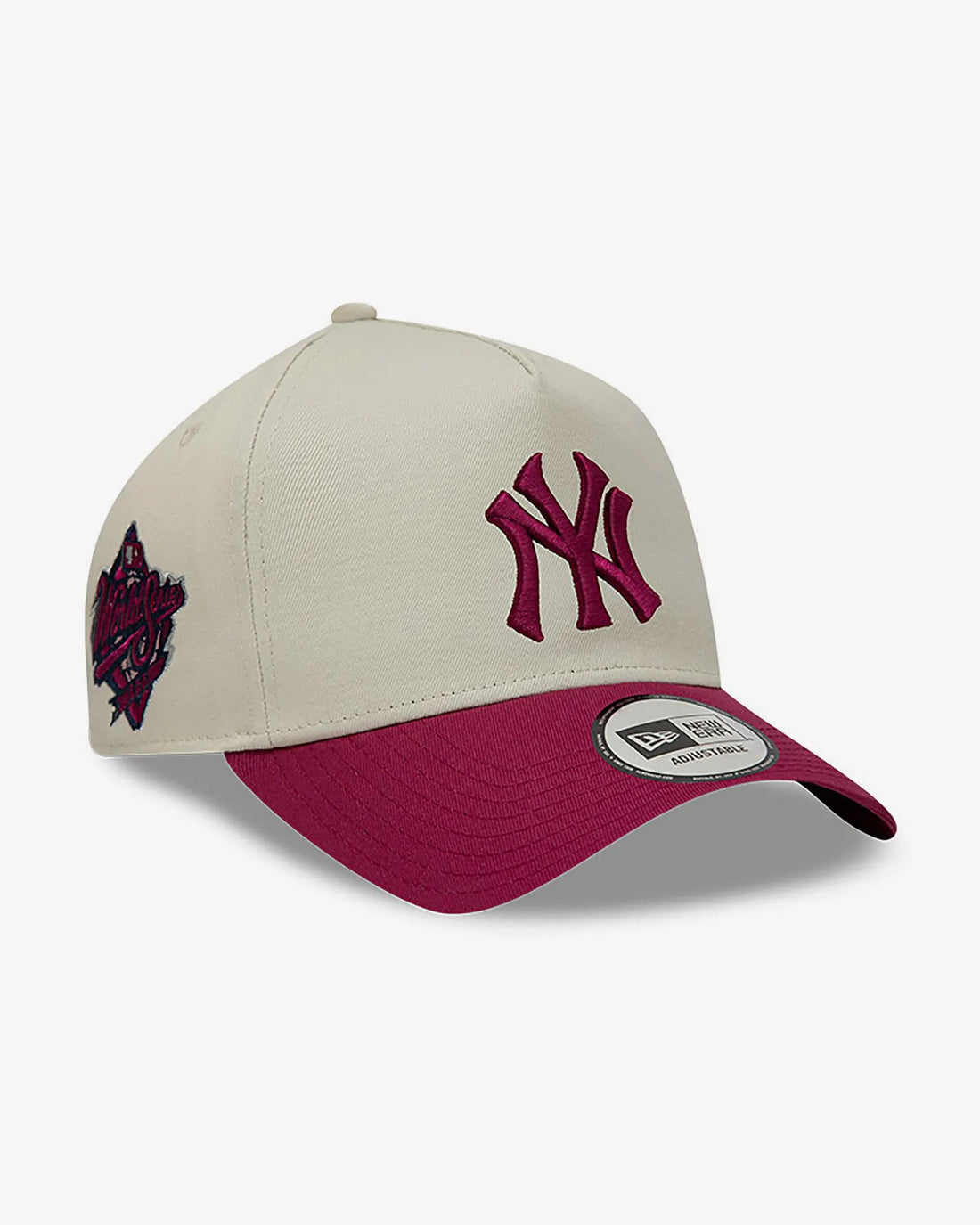 New Era Chapéu Yankees Branco Rosa
