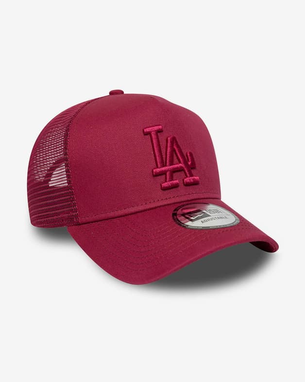 New Era League Essential Trucker Los Angeles  Dodgers Vermelho Intenso