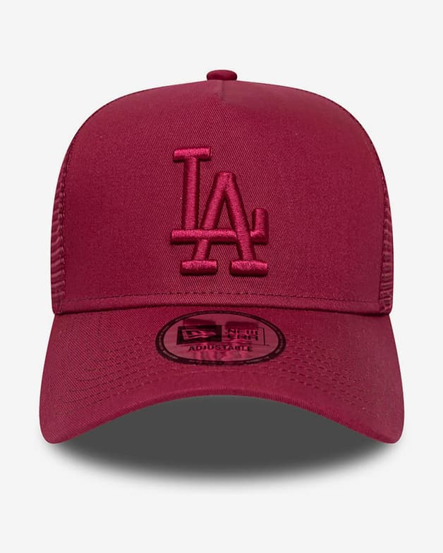 New Era League Essential Trucker Los Angeles  Dodgers Vermelho Intenso