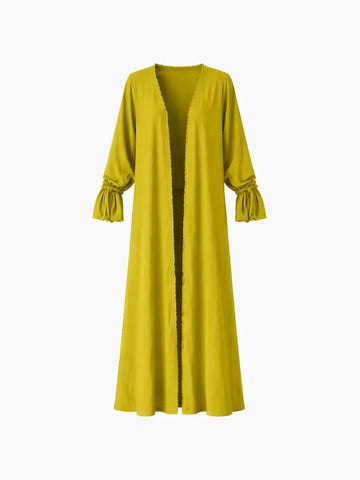 Kimono em Linho Verde
