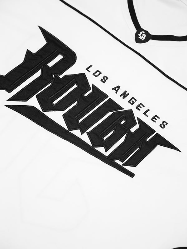 New Yorker T-Shirt Oversized Los Angeles Rough Branca