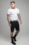 SikSilk Calções Jersey Preto