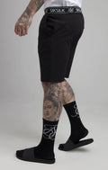 SikSilk Calções Jersey Preto