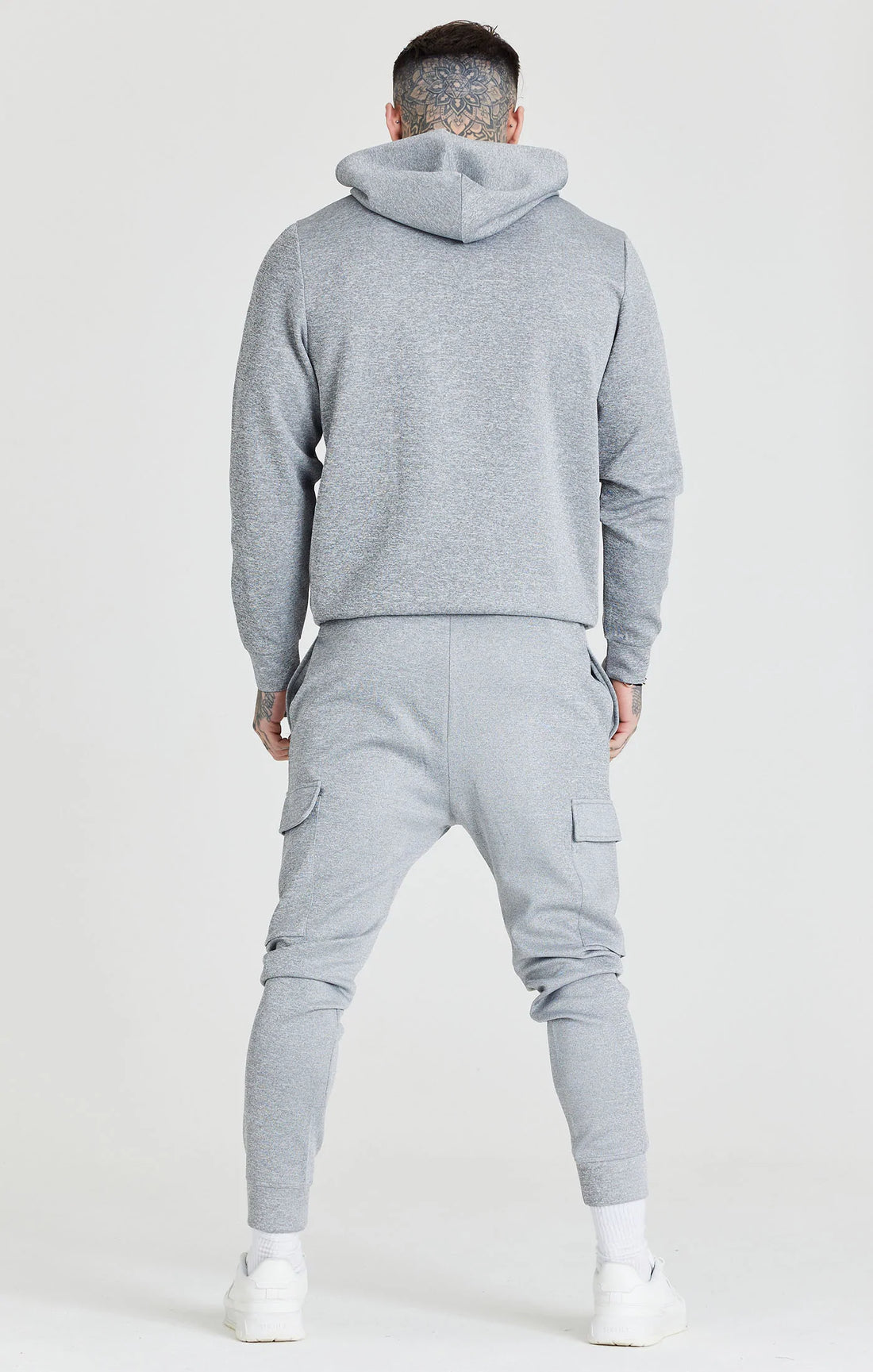 SikSilk Hoodie Oversized Cinza