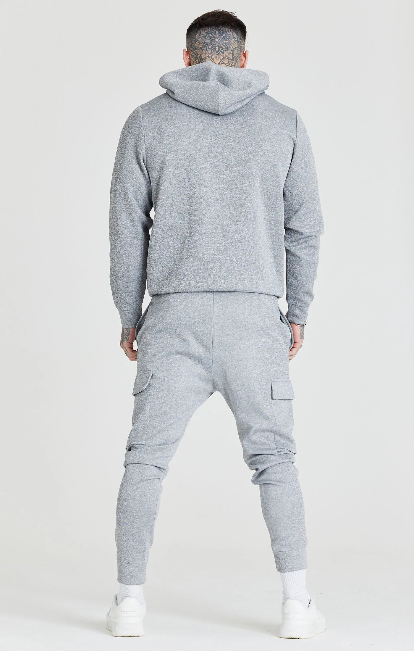 SikSilk Hoodie Oversized Cinza