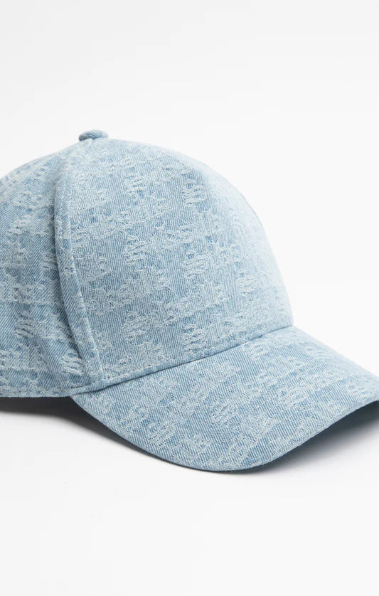 SIKSILK Chapéu Trucker Jacquard Denim