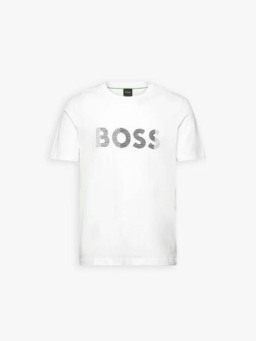 Boss T-Shirt De Logo Branca