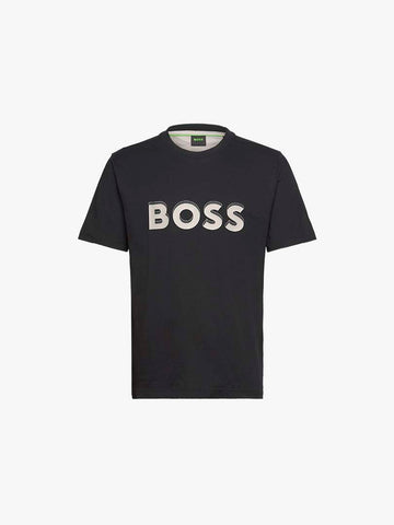 Boss T-Shirt De Logo Preta