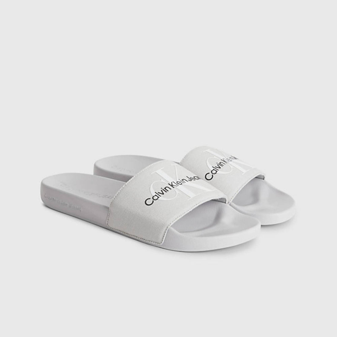 Calvin Klein Jeans Chinelos Slide Monogram Cinzento