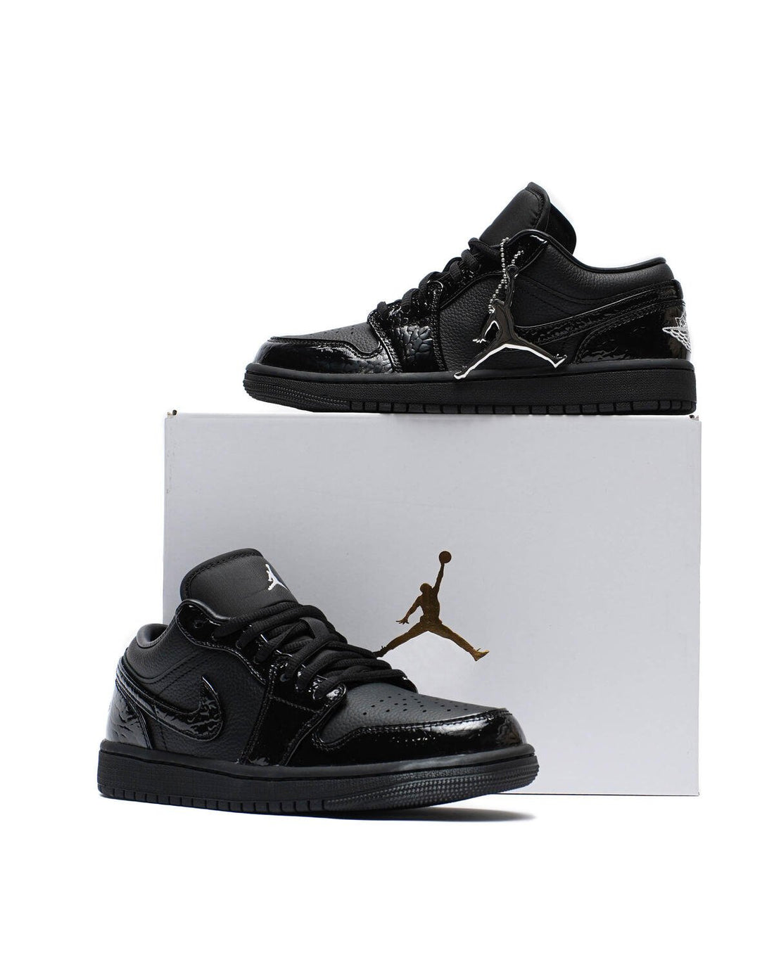 Air Jordan 1 low black Croc