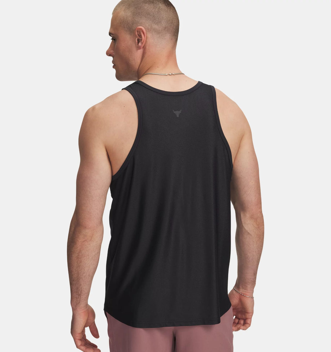 Under Armour T-shirt Manga Cava Project Rock Preta