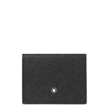 Montblanc Porta-Cartões TriFold De Couro Preto