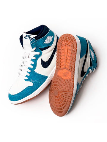Jordan Sapatilha 1 High Denim