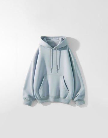 Zara Hoodie Simples Azul