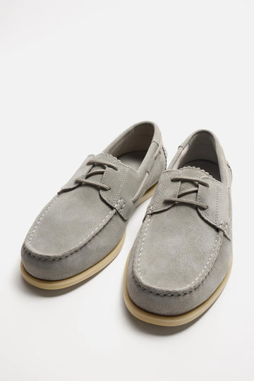 Zara Mocassim Cinza