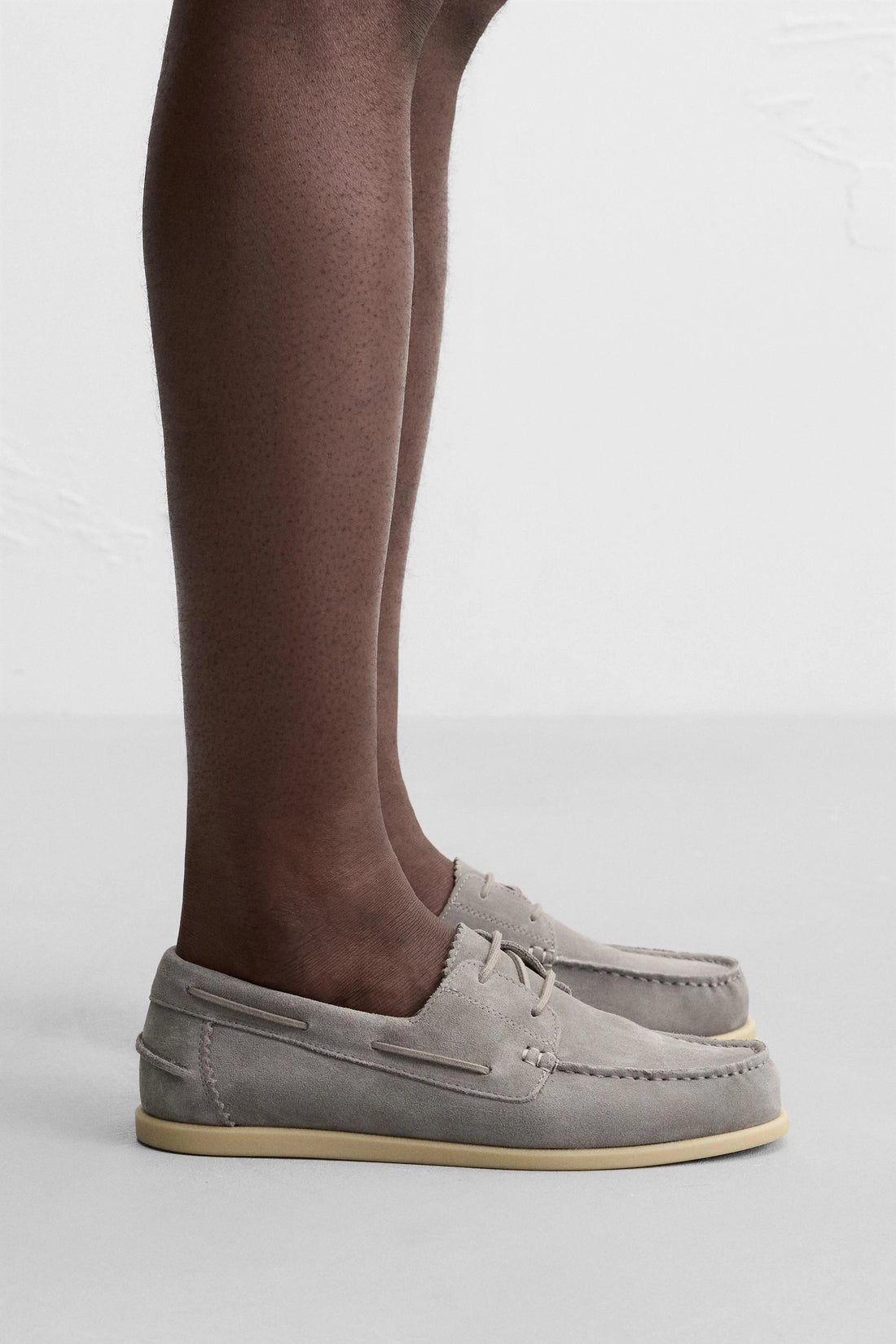Zara Mocassim Cinza