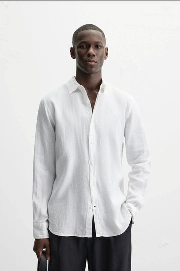 Zara Camisa Manga Comprida Branca