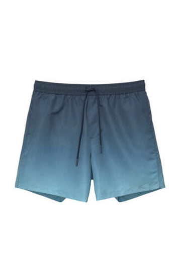 Pull & Bear Calções De Banho Com Degrade Azul
