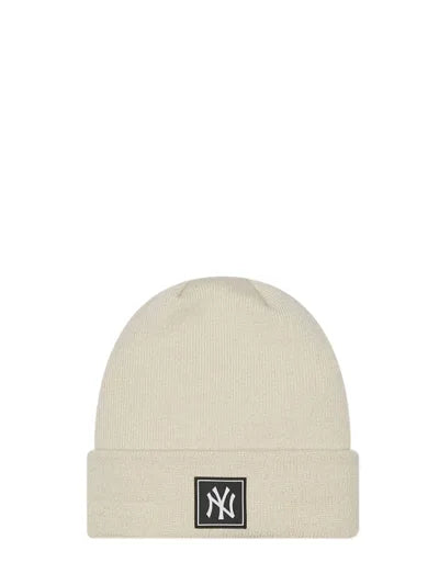 New Era Gorro Com Logo Creme