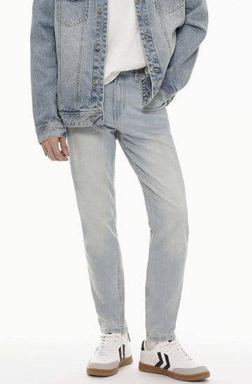Lefties Calças Jeans Slim Fit Azul Celeste