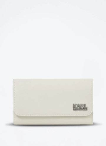 Karl Lagerfeld Carteira Branco Cru