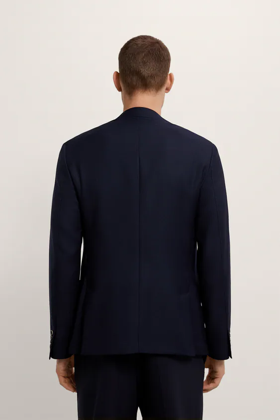 Zara Blazer Estrutura Lã