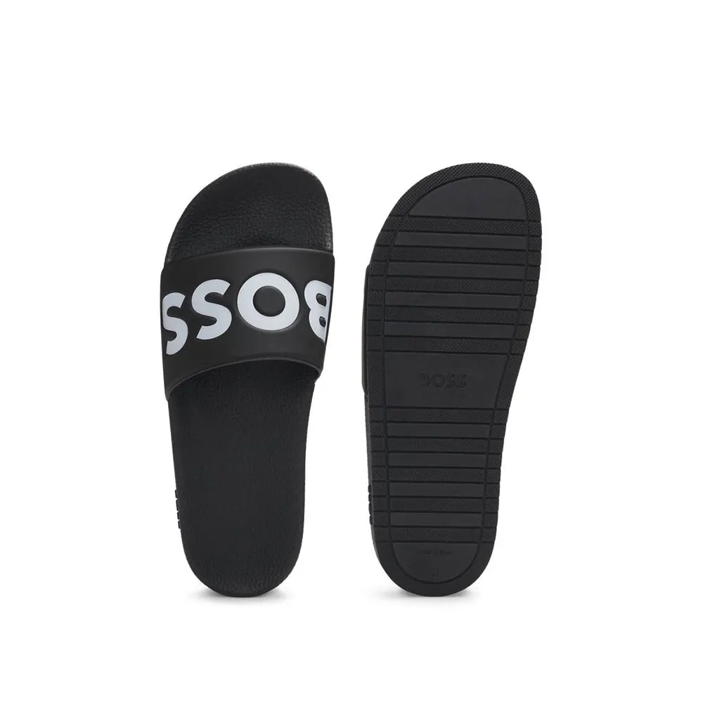 Boss Chinelos Casuais Com Logo Branco