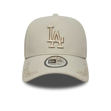 New Era Chapéu LA Dodgers MLB Tonal Icon Cream