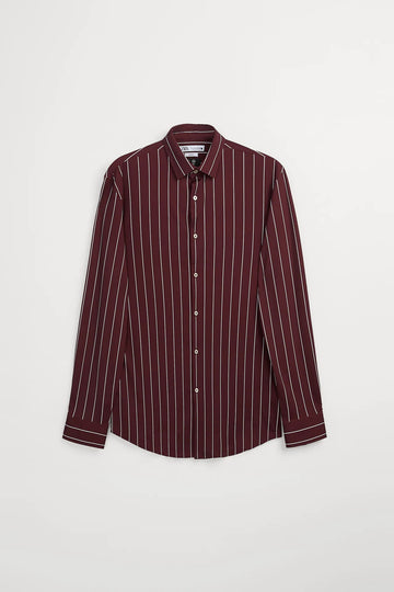 ZARA Camisa Elástica Marrom