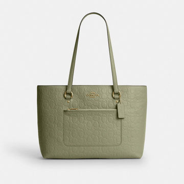 Coach Bolsa Tote Gold Pistachio