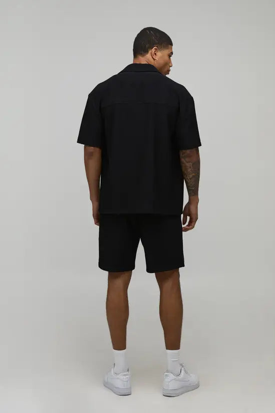 Man Conjunto Oversized Preto