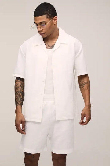 Man Conjunto Overzised Branco