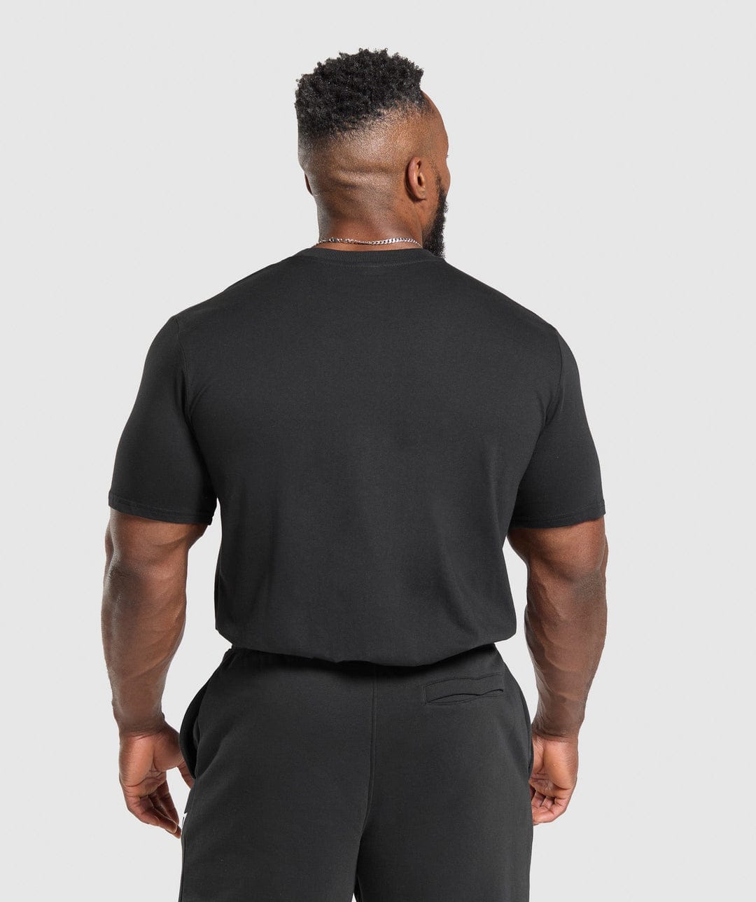 Gymshark Conjunto De 2 T-Shirts Black/Light Grey Marl