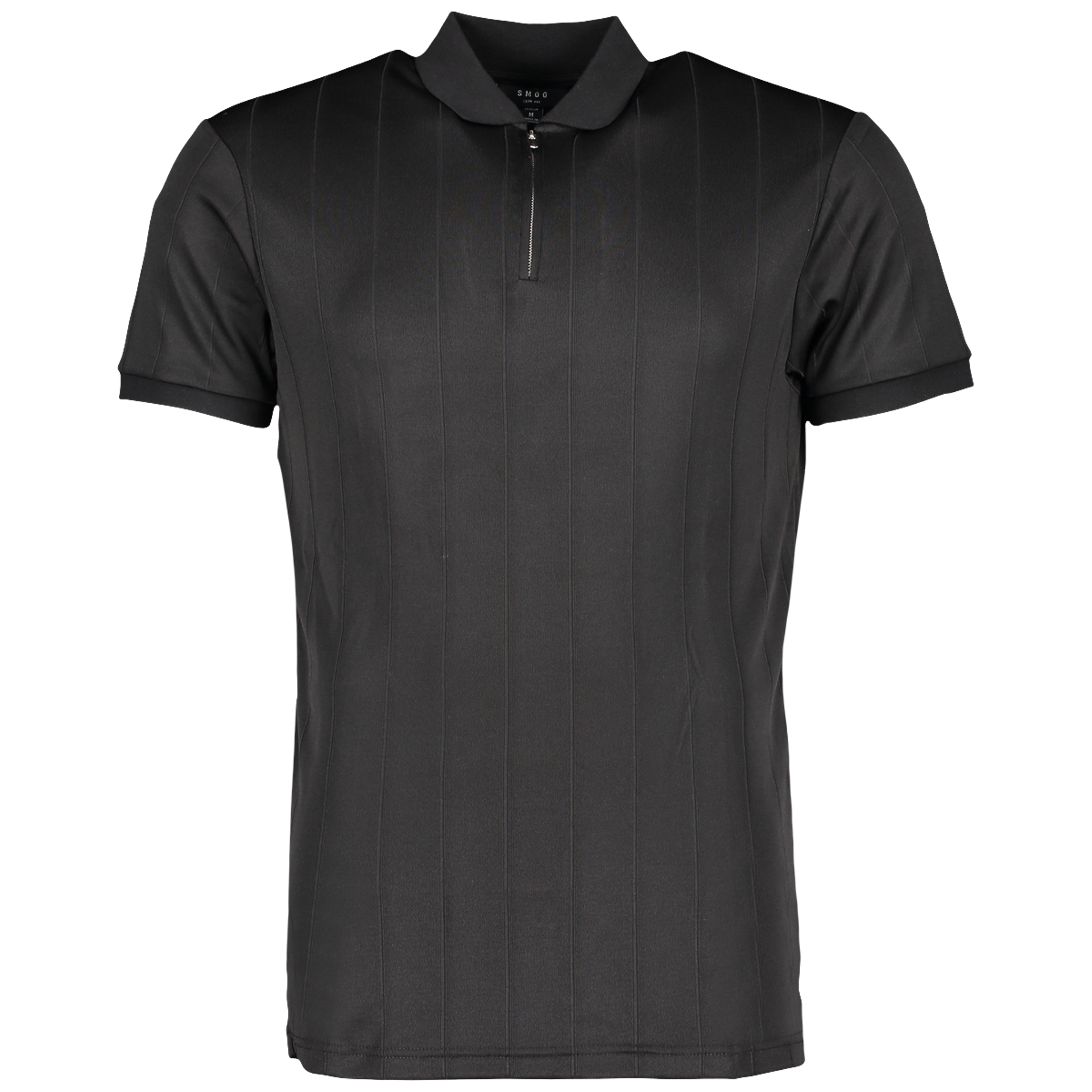 New Yorker Polo Slim Fit Com Zip Preta