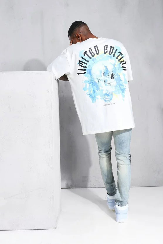 Man T-Shirt Oversized De Grafite de Granio