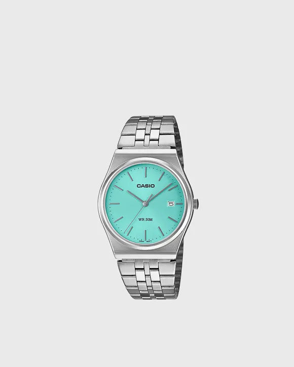Casio Relógio unissex De Fundo Azul Claro